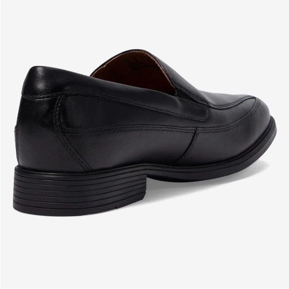Clarks Men\'s Tilden Free Black Leather Loafer Size 8 main image 6